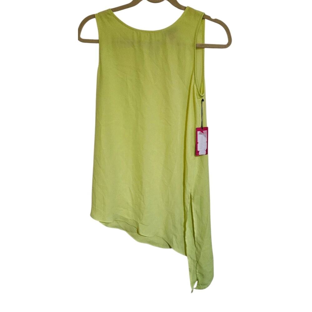 NWT Vince Camuto Sleeveless Asymmetrical Hem Blouse XS